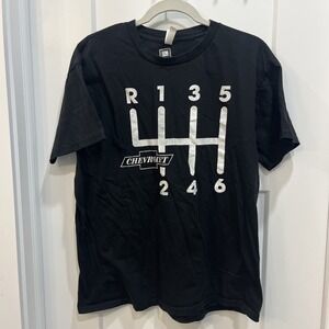 Chevrolet GM 6 Speed Transmission Short Sleeve T-Shirt Classic Black Size Large